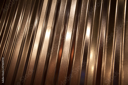Corrugated Aluminum Closeup