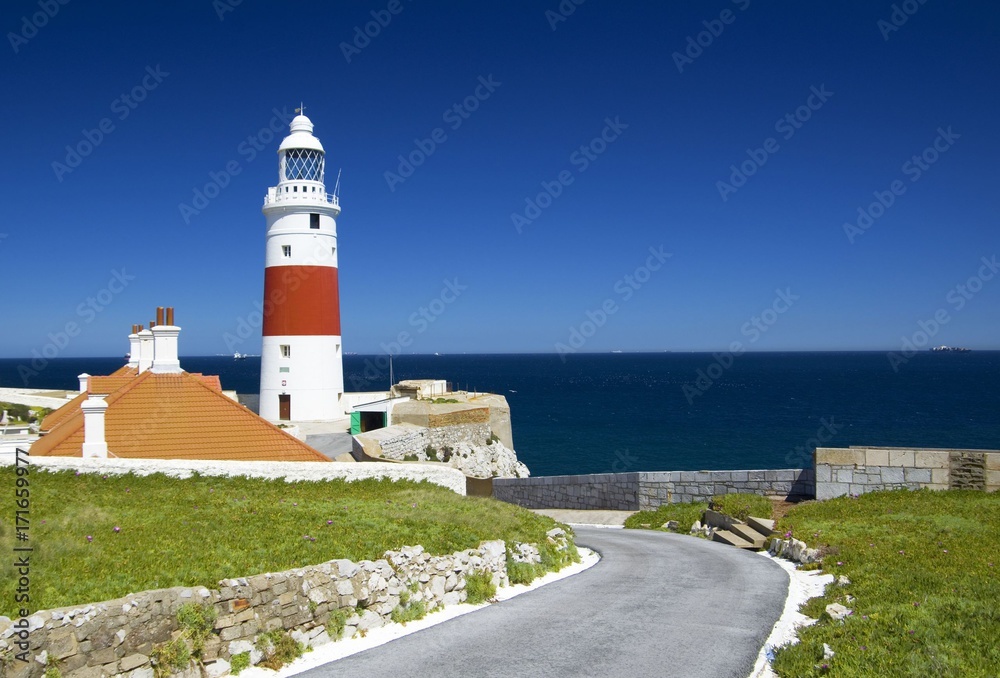 Trinity House Lighthouse in Gibraltar (Point Europa)