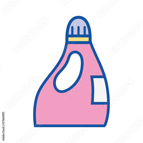 nice softener in bottle style design vector illustration