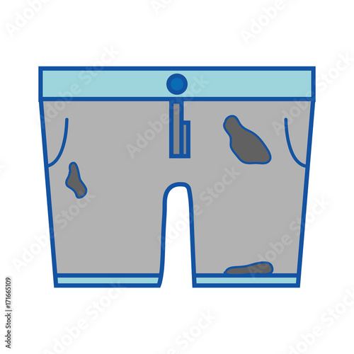 dirty shorts style design icon vector illustration