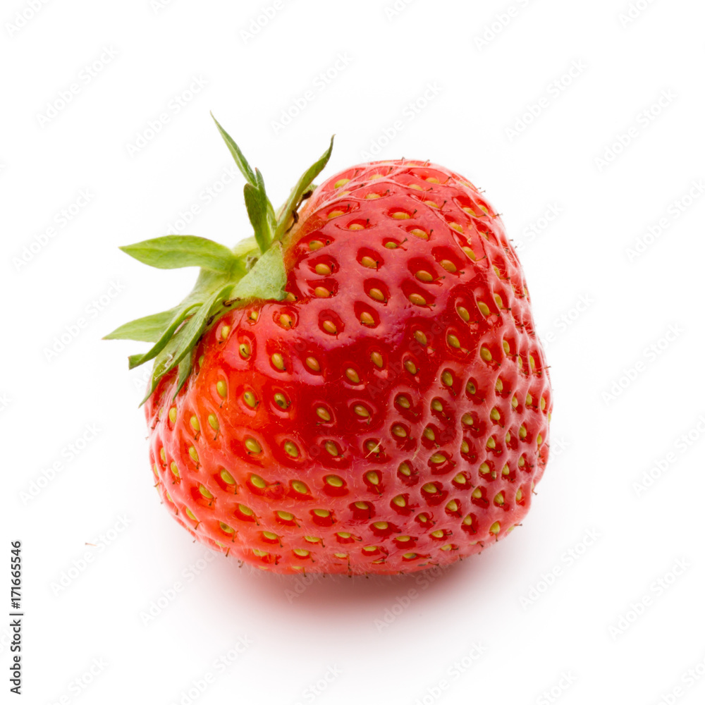 Strawberry isolated on white background. Fresh berry. Strawberry isolated on white background. Fresh berry.