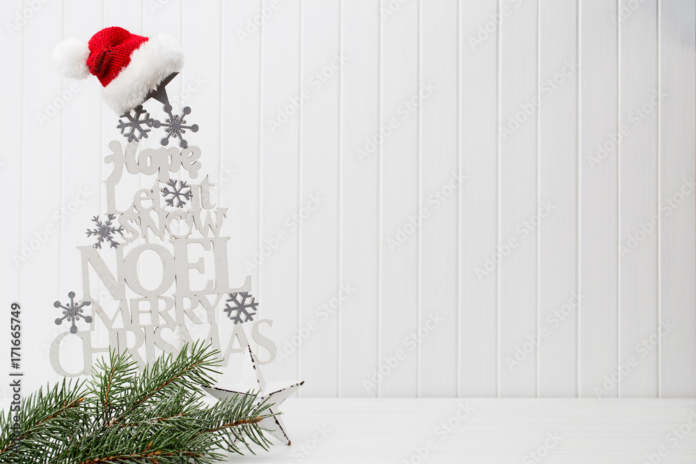 Fototapeta premium Christmas greeting card.