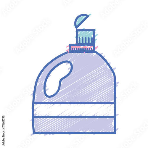nice softener in bottle style design vector illustration