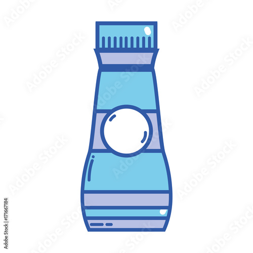 liquit detergent in bottle design to clean vector illustration