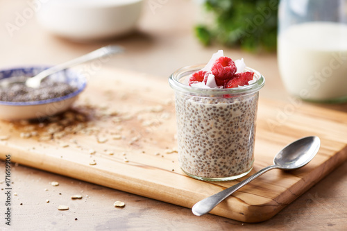 Delicious vanilla chia pudding