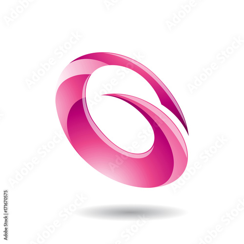 Abstract Symbol of Oval Letter G Icon