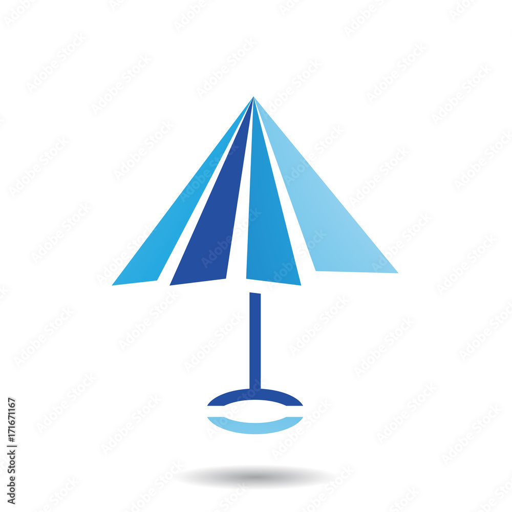Abstract Symbol of Umbrella Shaped Icon