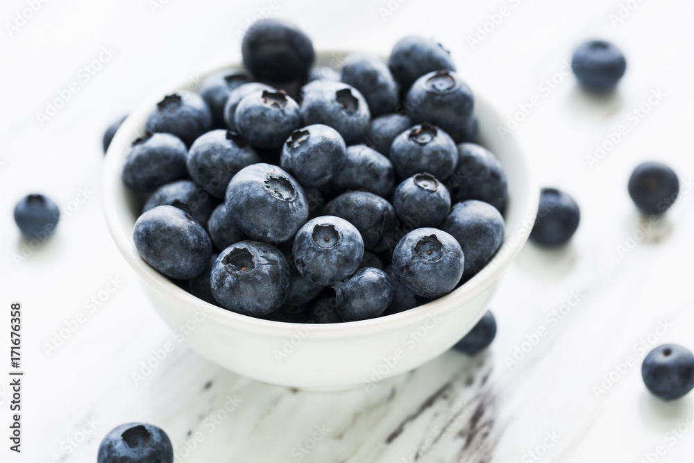 Bowl of fresh Blueberries Bowl of fresh Blueberries