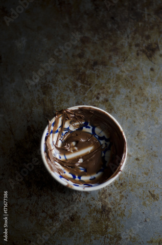 bowl with chocolae