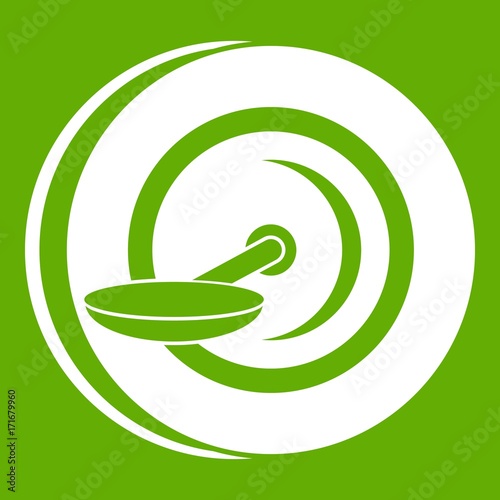 Self balancing wheel icon green