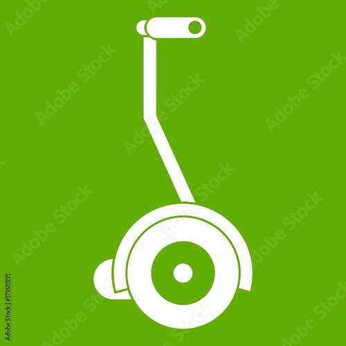 Electrical self balancing scooter icon green