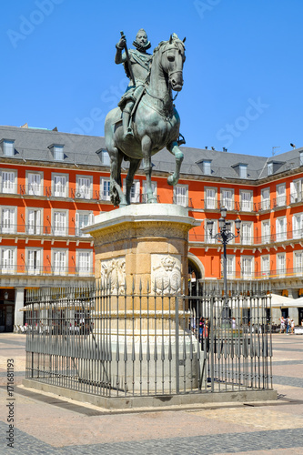 The Plaza Mayor in central Madrid