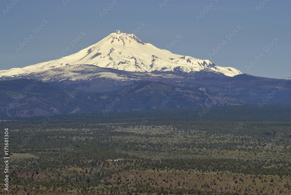 Cascade Mountains; Mt. Jefferson by Madras, Oregon