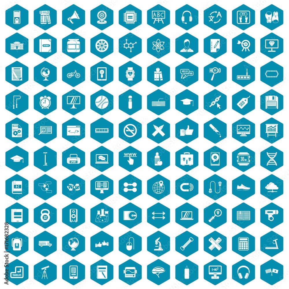 100 training icons sapphirine violet 100 training icons sapphirine violet