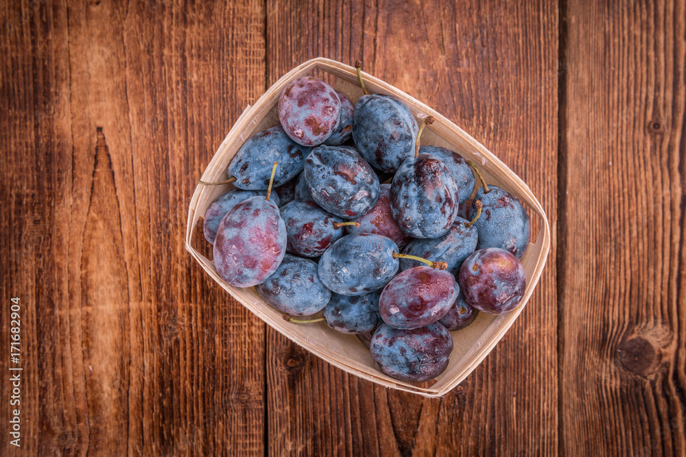 Plums, selective focus Plums, selective focus