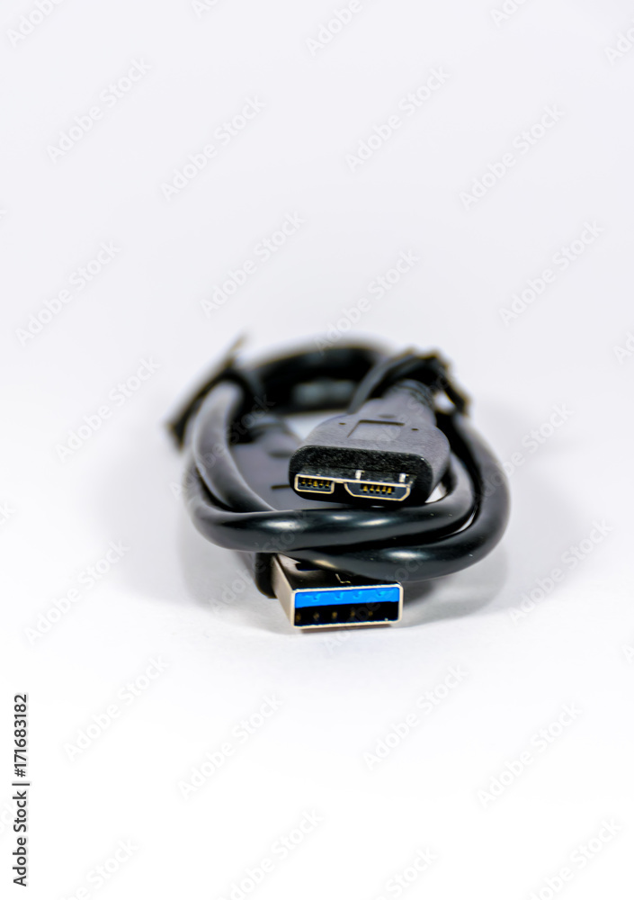 Cable for external hard drive with USB 3.0 connector Cable for external hard drive with USB 3.0 connector