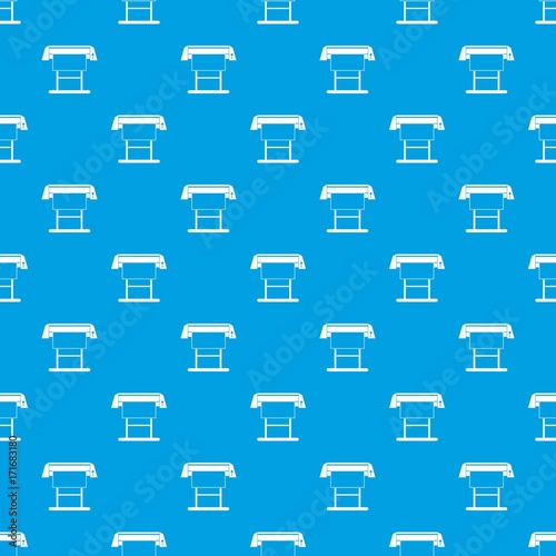 Large format inkjet printer pattern seamless blue
