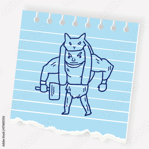 giant ogre doodle