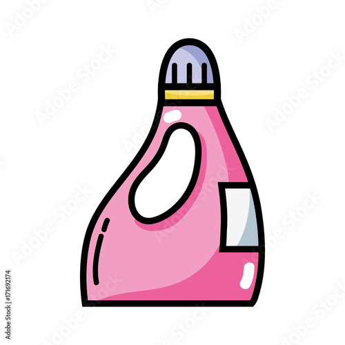 nice softener in bottle style design vector illustration