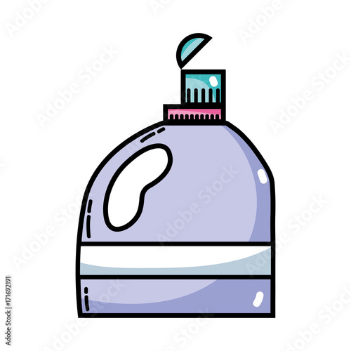 nice softener in bottle style design vector illustration