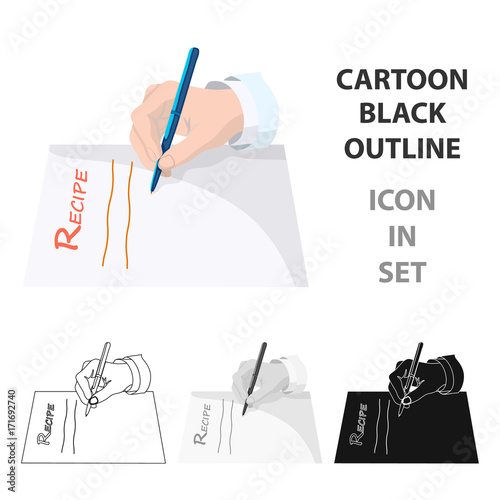 The doctor prescribes the prescription. Medicine single icon in cartoon style vector symbol stock illustration web.