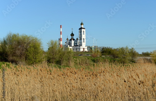 Holy Trinity Church of the Holy Ilinsk Parish of the Russian Orthodox Church in Volgodonsk. photo