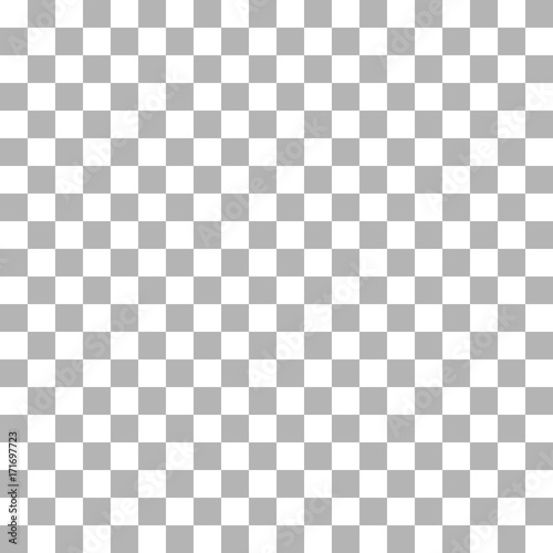 Seamless checkerboard pattern, sign of the transparent background.
