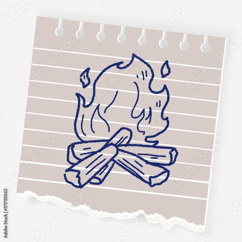 fire doodle