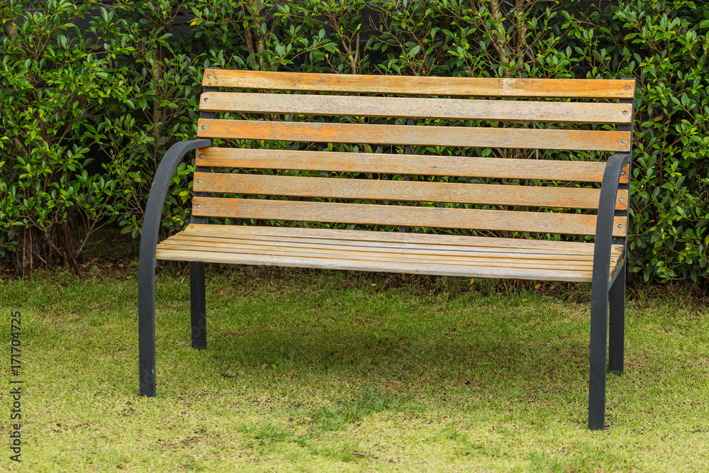 Bench in the garden Bench in the garden