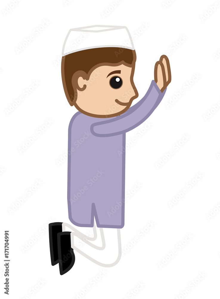 Happy Politician Character Jumping Happy Politician Character Jumping