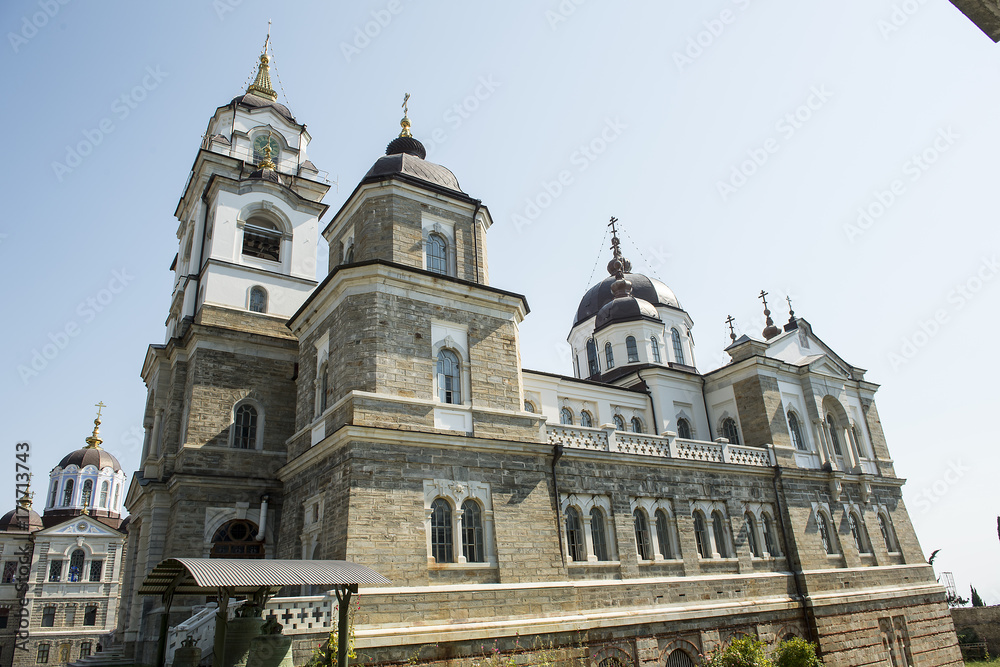 Orthodoxes Kloster St. Andreas bei Karies, auf dem Berg Athos, Griechenland