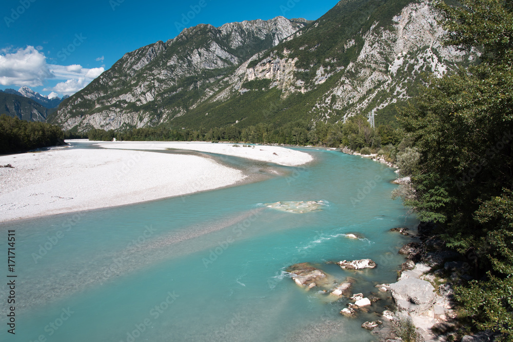 The river Tagliamento and its nature