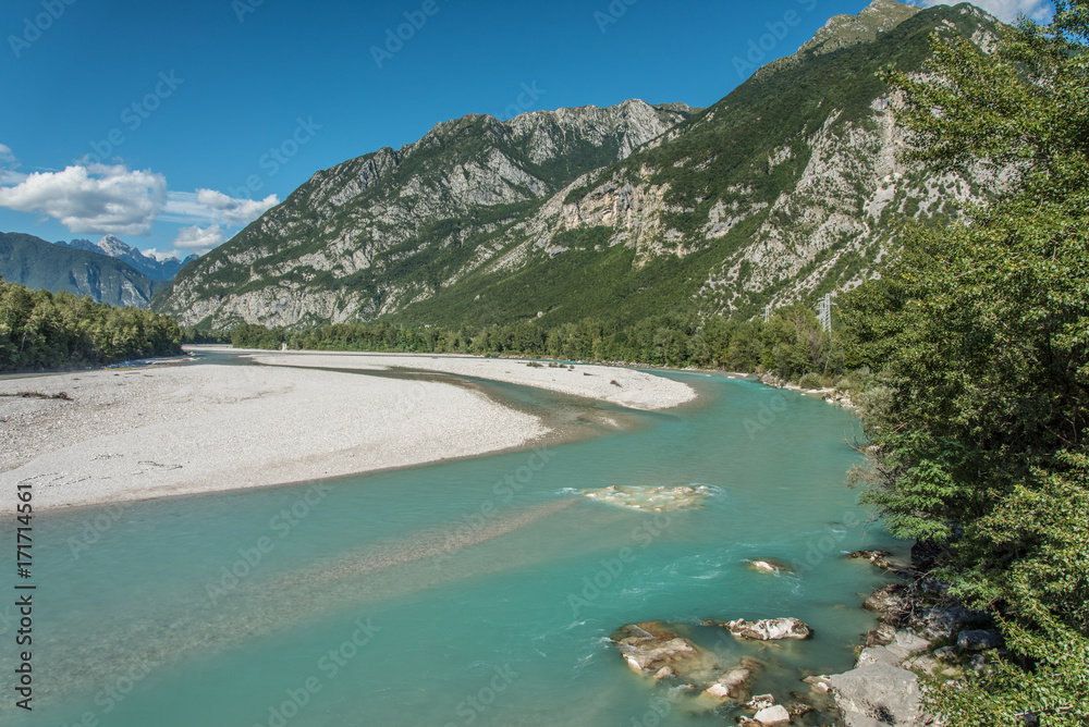 The river Tagliamento and its nature