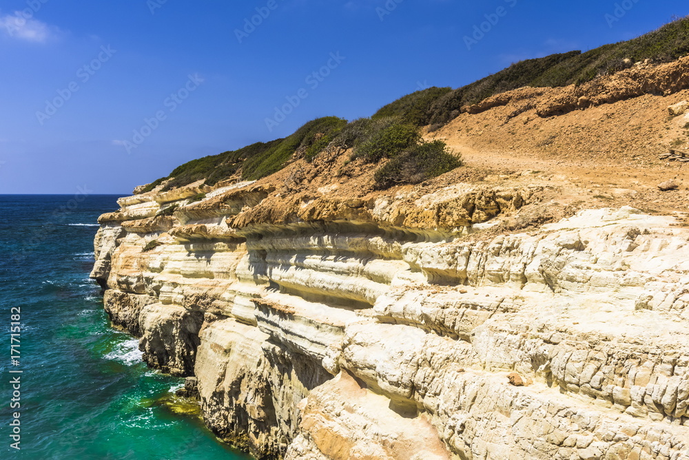 High coast of Mediterranean Bay