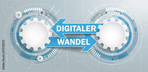 Zahnräder Digitaler Wandel