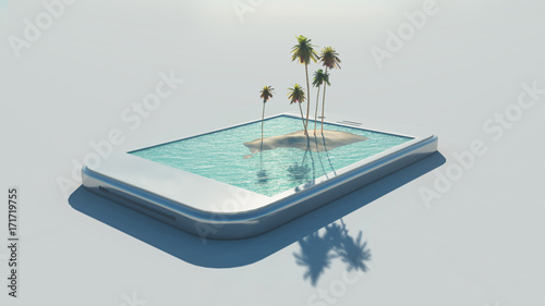 3d tropical image © Orlando Florin Rosu