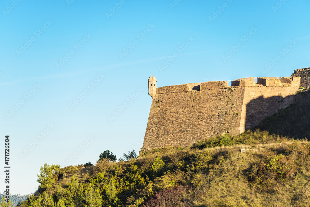 Medieval castle of Cardona in Catalonia, Spain