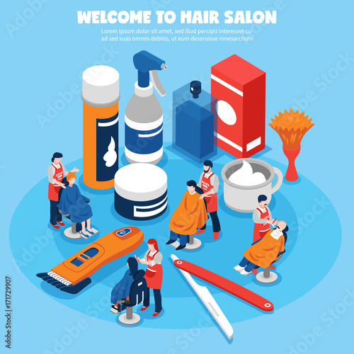 Barbershop Concept Illustration