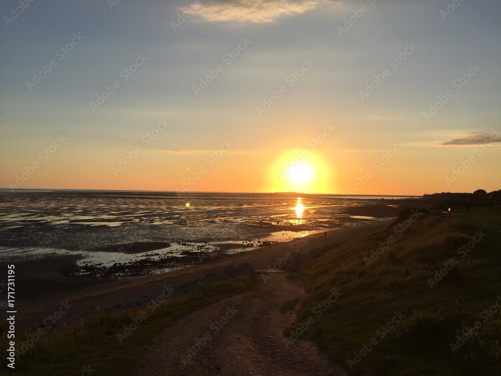 Obraz premium Sunset on beach