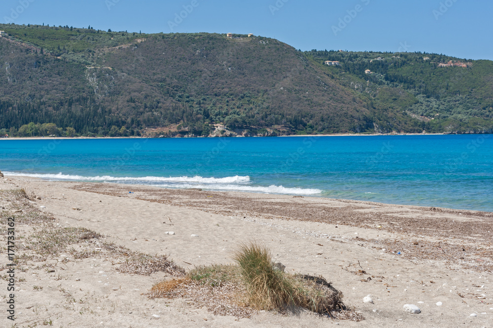 Agios Ioannis Beach near the town of Lefkada, Ionian Islands, Greece