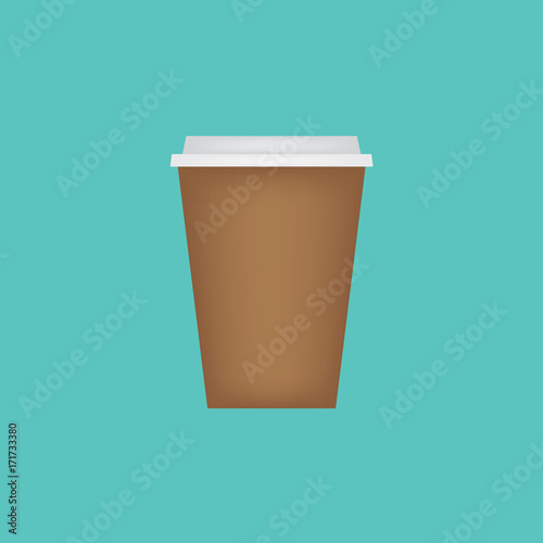 coffee take away- vector illustration