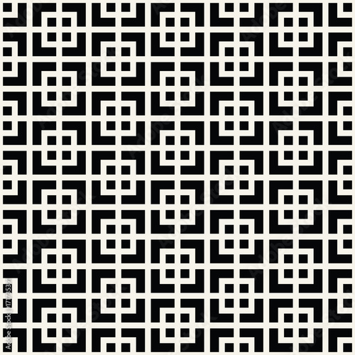 abstract seamless geometric grid square vector pattern