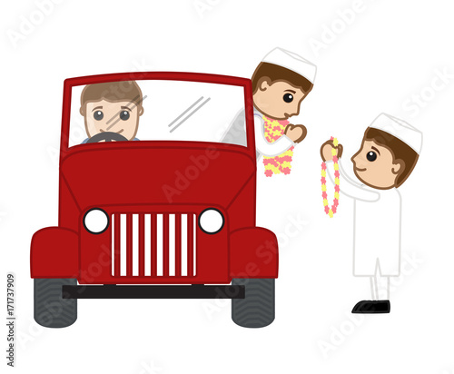 Cartoon Politician Vector Concept