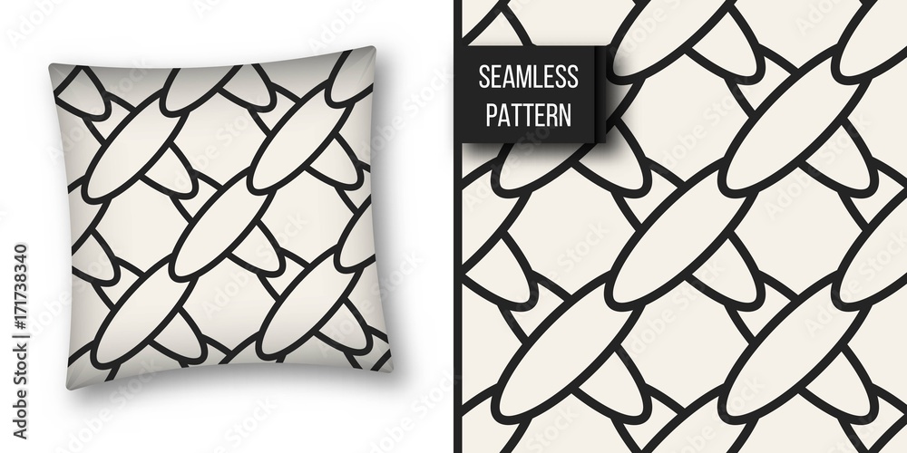 Abstract concept vector monochrome geometric pattern. Black and white minimal background. Creative illustration template. Seamless stylish texture. For wallpaper, surface, web design, textile, decor. Abstract concept vector monochrome geometric pattern. Black and white minimal background. Creative illustration template. Seamless stylish texture. For wallpaper, surface, web design, textile, decor.