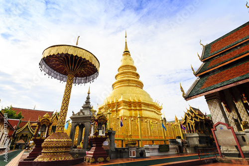 Wat Phra That Hariphunchai pagoda temple © interprophotos