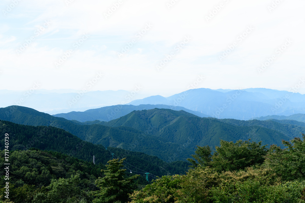 金剛山山頂からの風景