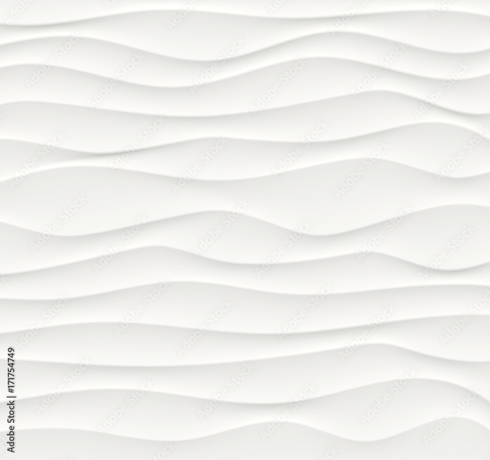 white abstract waves