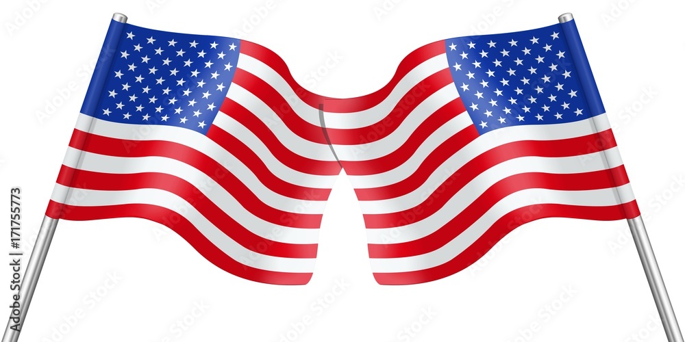 Obraz premium Flags. USA