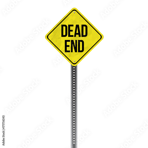 Dead End road sign