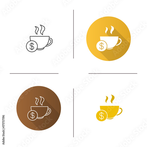Buy cup of tea icon